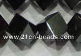 CHE188 15.5 inches 8*8mm cube hematite beads wholesale