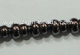 CHE190 15.5 inches 6*8mm calabash hematite beads wholesale