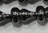 CHE193 15.5 inches 12*18mm calabash hematite beads wholesale