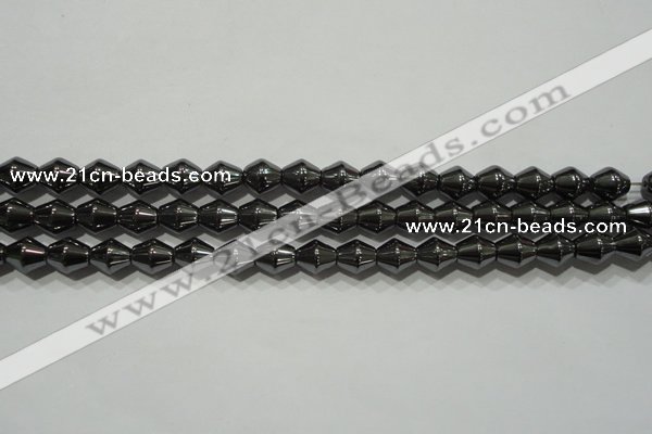 CHE211 15.5 inches 6*6mm bicone hematite beads wholesale