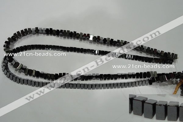 CHE237 15.5 inches 3*7mm triangle hematite beads wholesale