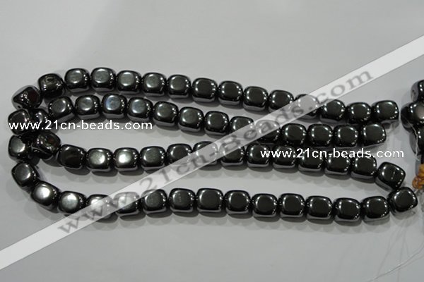 CHE250 15.5 inches 13*13mm cube hematite beads wholesale