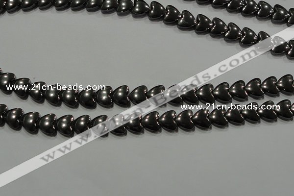 CHE257 15.5 inches 8*8mm heart hematite beads wholesale