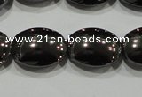 CHE277 15.5 inches 10*14mm oval hematite beads wholesale