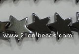 CHE295 15.5 inches 10mm star hematite beads wholesale