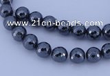 CHE30 16 inches 2mm faceted round hematite beads Wholesale