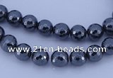 CHE31 16 inches 3mm faceted round hematite beads Wholesale