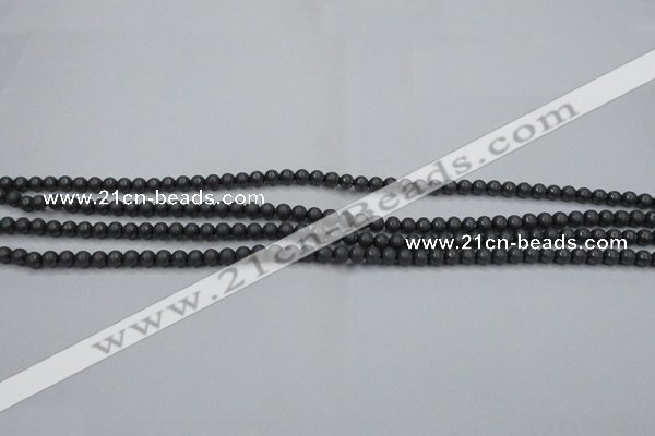 CHE400 15.5 inches 2mm round matte hematite beads wholesale