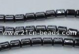 CHE784 15.5 inches 4*4.5mm drum hematite beads wholesale