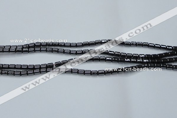 CHE784 15.5 inches 4*4.5mm drum hematite beads wholesale