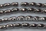 CHE794 15.5 inches 3*5mm rice plated hematite beads wholesale