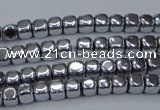 CHE858 15.5 inches 3*3mm dice platedhematite beads wholesale