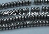 CHE962 15.5 inches 1.5*3mm rondelle plated hematite beads wholesale