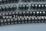 CHE967 15.5 inches 2*4mm rondelle plated hematite beads wholesale