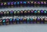 CHE969 15.5 inches 2*4mm rondelle plated hematite beads wholesale