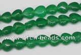 CHG04 15.5 inches 8*8mm heart dyed white jade beads wholesale