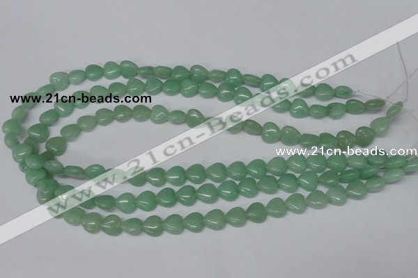 CHG10 15.5 inches 10*10mm heart amazonite gemstone beads wholesale