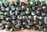 CHG171 15 inches 12mm heart black labradorite beads wholesale