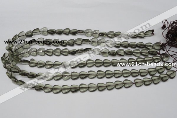 CHG18 15.5 inches 10*10mm heart synthetic smoky quartz beads wholesale