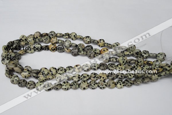 CHG19 15.5 inches 10*10mm heart dalmatian jasper beads wholesale