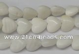 CHG22 15.5 inches 10*10mm heart shell beads wholesale