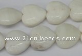 CHG62 15.5 inches 16*16mm heart shell beads wholesale