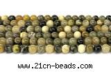 CHJ102 15 inches 8mm round honeybee jasper beads