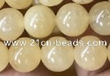 CHJ14 15.5 inches 10mm round honey jade beads wholesale