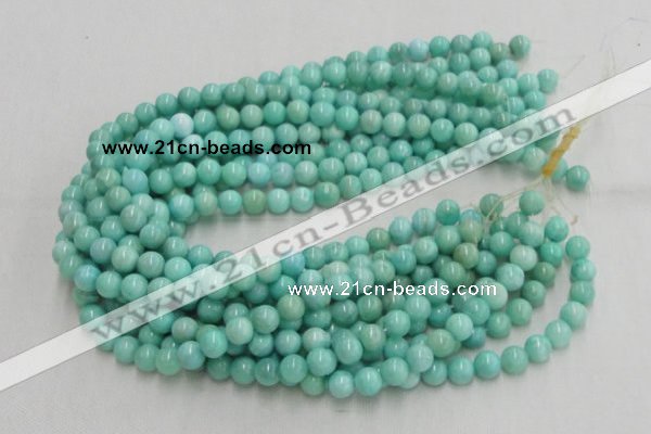 CHM01 16 inches 10mm round pale blue hemimorphite beads wholesale