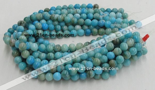 CHM02 16 inches 12mm round blue hemimorphite beads wholesale