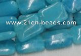 CHM03 16 inches 13*18mm rectangle blue hemimorphite beads wholesale