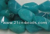 CHM05 16 inches 10*16mm freeform blue hemimorphite beads wholesale