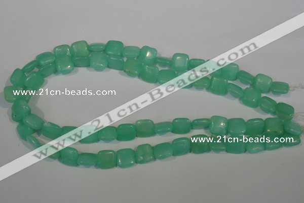 CHM16 15.5 inches 12*12mm square green hemimorphite beads wholesale