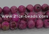 CHM221 15.5 inches 6mm round dyed hemimorphite beads wholesale