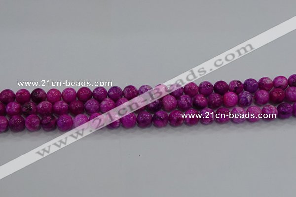 CHM229 15.5 inches 6mm round dyed hemimorphite beads wholesale