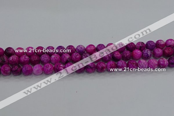 CHM230 15.5 inches 8mm round dyed hemimorphite beads wholesale