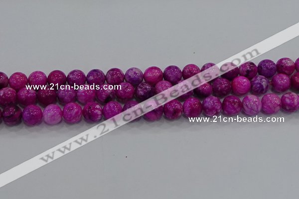 CHM231 15.5 inches 10mm round dyed hemimorphite beads wholesale