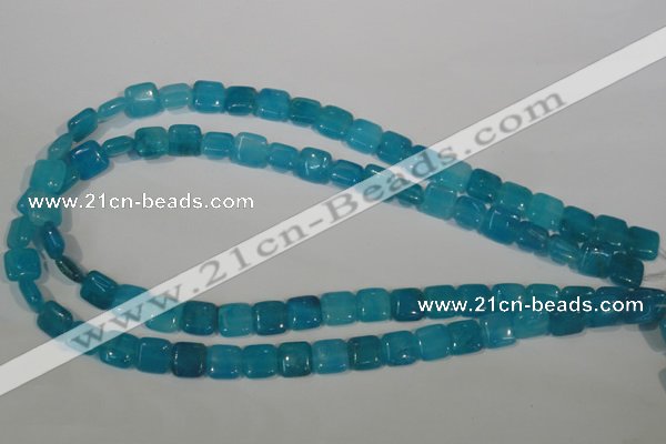 CHM25 15.5 inches 10*10mm square blue hemimorphite beads wholesale