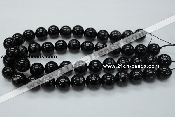 CHS03 15.5 inches 16mm round natural hypersthene gemstone beads