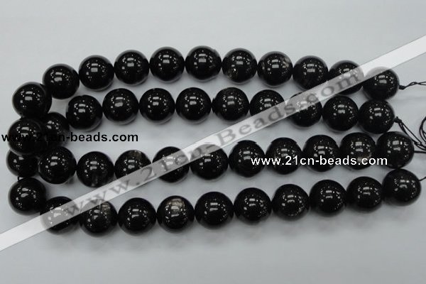 CHS04 15.5 inches 18mm round natural hypersthene gemstone beads