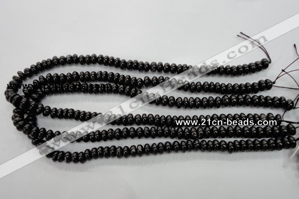 CHS54 15.5 inches 4*8mm rondelle natural hypersthene beads