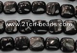 CHS80 15.5 inches 10*10mm square natural hypersthene beads