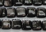 CHS81 15.5 inches 12*12mm square natural hypersthene beads