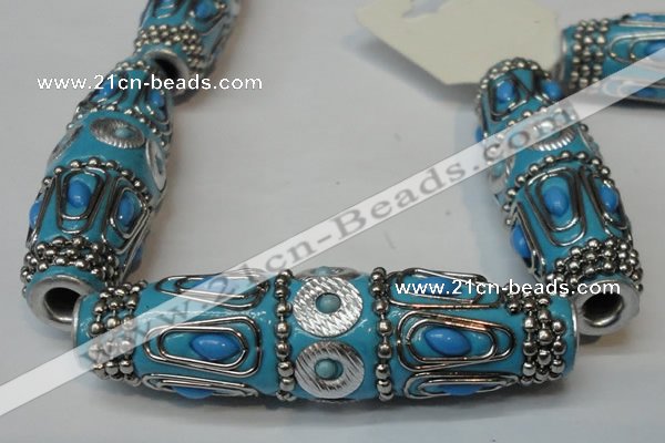 CIB10 17*60mm rice fashion Indonesia jewelry beads wholesale