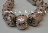 CIB100 17mm round fashion Indonesia jewelry beads wholesale