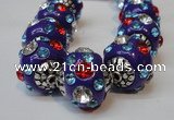 CIB105 17mm round fashion Indonesia jewelry beads wholesale