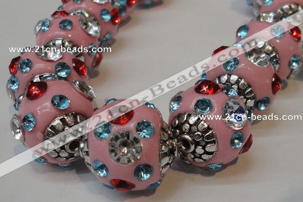 CIB106 17mm round fashion Indonesia jewelry beads wholesale