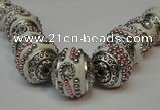 CIB110 18mm round fashion Indonesia jewelry beads wholesale