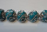 CIB122 19mm round fashion Indonesia jewelry beads wholesale
