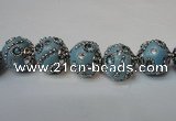 CIB123 19mm round fashion Indonesia jewelry beads wholesale